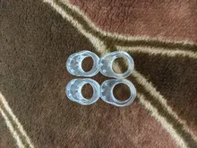 Tope de puerta de Gel de sílice transparente, tope de manija de puerta, perilla de protección de pared, parachoques, paredes, protector de muebles, 4 Uds.