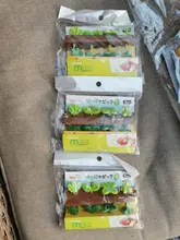 Fiambrera de decoración de plástico con hojas para niños, palillo de dientes, tenedor pequeño para ensalada, Mini palillos para pastel, 8 Uds.