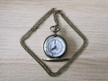 Ojo de la Providencia rara ciudad Triángulo del diablo de cuarzo reloj de bolsillo la gravedad Bill Cipher tiempo de caída gema COLLAR COLGANTE reloj regalos