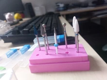 Portabrocas de Lima electrónica para uñas, 10/7 ranuras, caja de almacenamiento clara para limas eléctricas rotativas, accesorio herramienta de exhibición de uñas