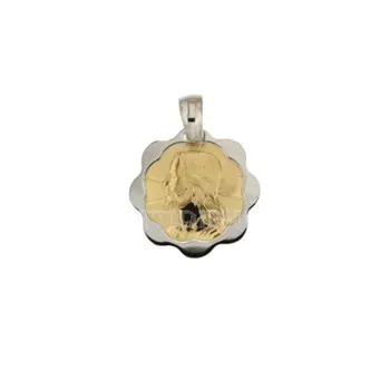 Pendant Gesu' gold yellow and white 803321706436 
Pendant Gesu' gold yellow and white 803321706436