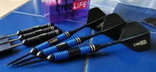 Cyelife-dardos de punta de acero profesional, 18/20/22/24g, nuevos vuelos cyelife, Plata/Negro/oro