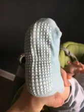 Calcetines náuticos antideslizantes de algodón para niños, calcetín de corte bajo para chico, con empuñaduras de goma, para las cuatro estaciones, de 0 a 6 años, 6 par/lote