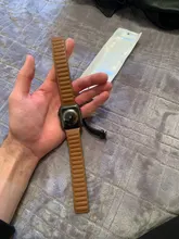 Correa de cuero para Apple watch, correa de 44mm, 40mm, 38mm, 42mm, 1:1, Original, con lazo magnético, iWatch seires 5 4 SE 6