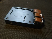 Enclosure-Box Case Raspberry Pi CNC Cooling Shell Black 4 Metal for 4-Model/b Passive