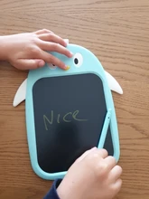 LANDZO-Tableta LCD de dibujo para niños, tablero electrónico de 8,5 pulgadas, almohadilla de escritura a mano con bolígrafo, juguetes educativos de aprendizaje, regalos