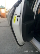 Cinta reflectante para puerta de coche, calcomanías adhesivas de seguridad, Reflector nocturno, señal de advertencia Universal, tira reflectante, 2020, 4 Uds.