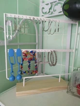 Organizador de pendientes Estante de presentación de joyería colgar y ganchos escaparate para decoración del hogar