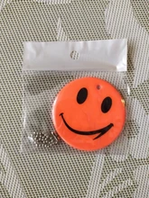 Llavero con cara sonriente de 6,5 CM, llaveros reflectantes, accesorios colgantes de bolsa, Seguridad de Tráfico de alta visibilidad