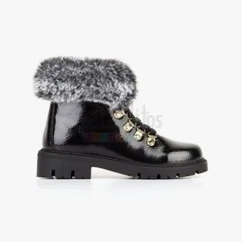 Girl boots in black patent leather Strawberries by Conguitos
Girl boots in black patent leather Strawberries by Conguitos