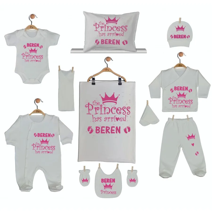Hospital Output Set New Born Baby Girl set 11 Piece set 100 Cotton Production Custom Name lettering Custom Pouch Baby kit 2021 summer
Hospital Output Set New Born Baby Girl set 11 Piece set 100 Cotton Production Custom Name lettering Custom Pouch Baby kit 2021 summer