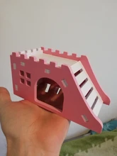 Pet-Supplies Platform Pet-Toy-House Castle Hamster Nest Pet-Hedgehog Wooden Observation