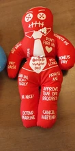 Mal jefe vudú muñeca hecho a mano personalizado de poliéster muñeca fiesta regalos