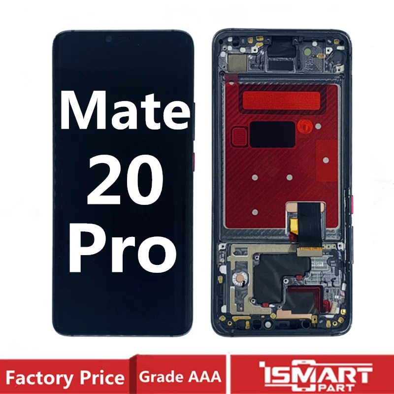 Original Display For Huawei Mate 20 Pro LCD with Frame Display Touch Screen Digitizer Fingerprint fully Assembly LYA-L29
Original Display For Huawei Mate 20 Pro LCD with Frame Display Touch Screen Digitizer Fingerprint fully Assembly LYA-L29