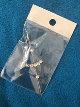 Pendientes de boda bohemios con gancho para mujer, aretes trepadores de circonia cúbica, cristal, regalo de joyería