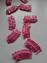 Tapas protectoras de plástico desechables para las orejas, 50/100 Uds., para salón de peluquería, protección contra tinte, gorro de ducha, herramienta