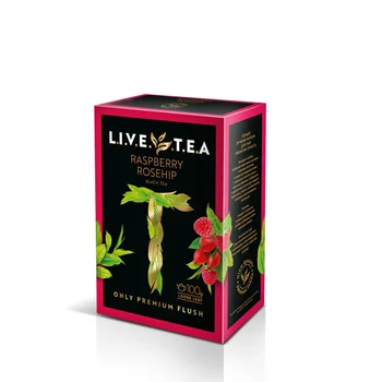 Tea live Tea "Raspberry & Rosehip", Black leaf with raspberry and rosehip, 100 gr
Tea live Tea "Raspberry & Rosehip", Black leaf with raspberry and rosehip, 100 gr