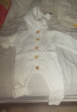 Suéter de tejido para bebé recién nacido de 0 a 24M, monos, pelele suave y cálido para otoño e invierno, monos con capucha para orejas de oso, chaquetas