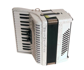 Rubin-ii-60/30-wh Rubin accordion 30/60/II/3, white, with straps and cover, weltmeister
Rubin-ii-60/30-wh Rubin accordion 30/60/II/3, white, with straps and cover, weltmeister