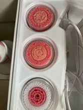 Limpiador Facial eléctrico 3 en 1, masajeador de silicona giratorio, limpieza profunda con cepillo, exfoliación de la piel, resistente al agua