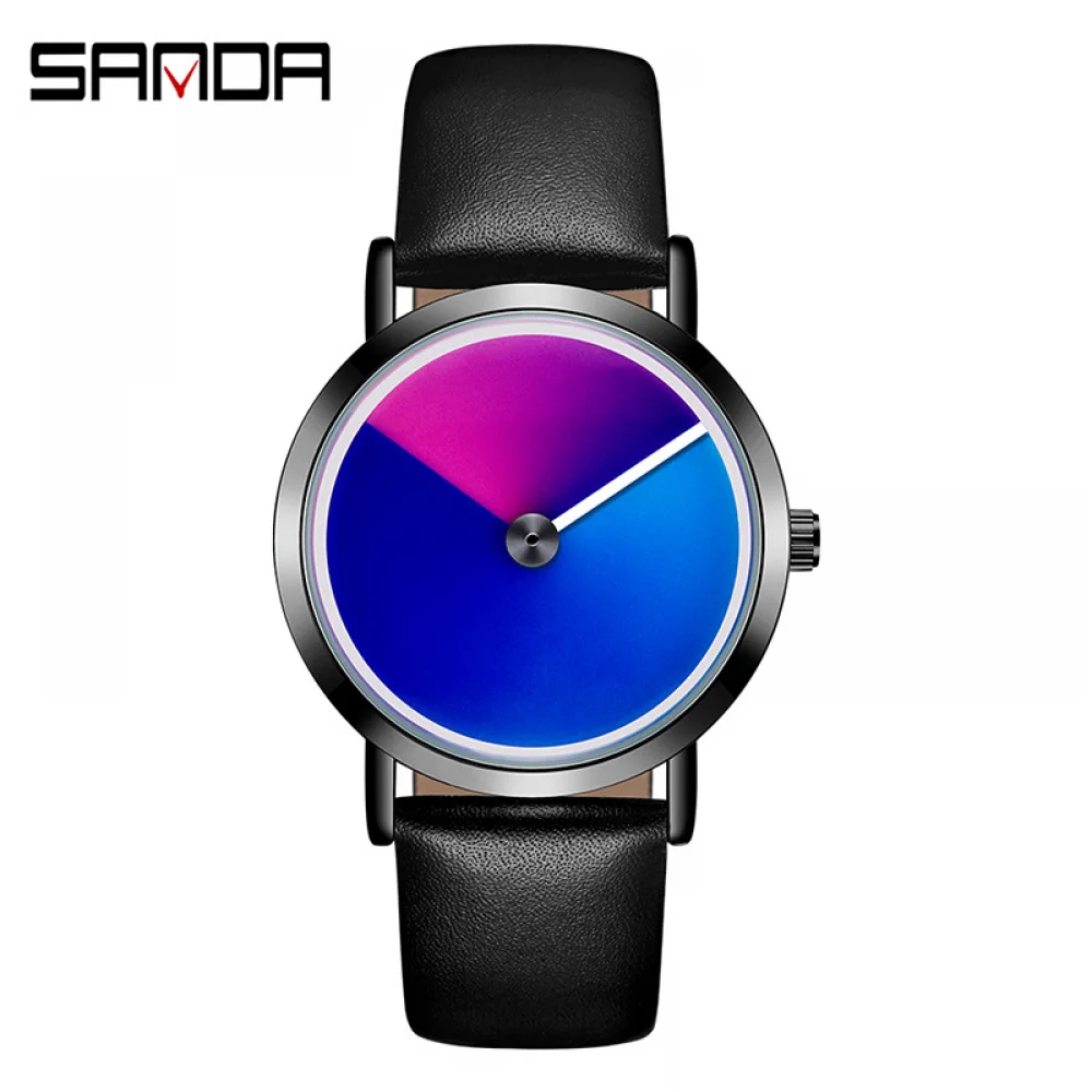 SANDA New Simple Casual Quartz Men's Watch Personality Creative Concept Swirl Contrast Gradient Dial 30M Waterproof Men's Watch
SANDA New Simple Casual Quartz Men's Watch Personality Creative Concept Swirl Contrast Gradient Dial 30M Waterproof Men's Watch