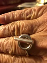 Foxanry-Anillos minimalistas de Plata de Ley 925 para mujer, joyería Vintage Punk tailandesa, cadena ancha geométrica para fiesta, regalos