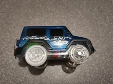 Mini pistas de carreras LED para niños, coche con luces intermitentes, coches de carreras flexibles que brillan, regalos de cumpleaños, 2018