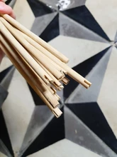 Flecha de madera natural para tiro con arco, 15 Uds. De 7mm de longitud, 50cm con goma suave