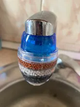 Purificador de filtro de limpieza de agua para cocina, 1 unidad, grifo de carbono para el hogar, Mini llave, Cartucho de filtración, 21-23mm, filtro de agua de carbono