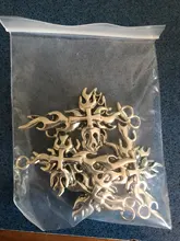 8 piezas de dijes Cruz llamas fuego 64x36mm antiguo Color plateado colgantes haciendo DIY hecho a mano tibetano Color plata joyería