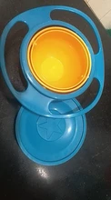 Tazón universal tipo Gyro a prueba de derrames para niños, plato giratorio infantil con diseño, práctico con rotación de 360 grados, platos de alimentación sólidos