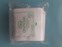 Almohadilla de gasa de algodón para primeros auxilios, vendaje impermeable para heridas estériles, suministros de cuidado de heridas, 50 unids/lote