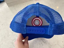 Gorra de béisbol de Hip Hop de Sol de Capitán América para niño, sombreros para niño o niña, gorras de rejilla con cierre en la parte trasera para niño