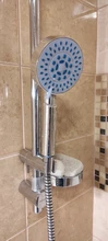Shower-Nozzle Spray Round-Panel Rainfall Water-Saving Adjustable Handhold Zhangji 5-Modes
