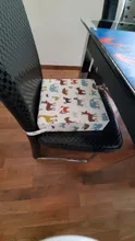 Cojín elevador para silla de comedor de bebé, almohadilla extraíble para asiento de trona de niños, cojín elevador de silla de estrella, producto para asiento de niño
