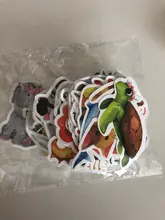 50 Uds. Mezcla de estilos, pegatina de animales de acuarela, luz de neón, pegatinas divertidas DIY para portátil, coche, equipaje, bicicleta, Juguetes