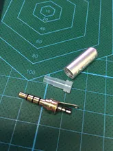 Jack Cable-Clip Earphone-Adapter Headset Tail-Plug Stereo Aluminum 4pole 1PC with Clamps