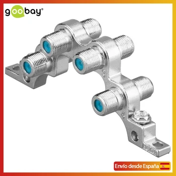 Wentronic Goobay 67006 Adapter Cable F FM silver-Adapter for Cable (F FM, F, FM, female Connector/Female Connector, Plat
Wentronic Goobay 67006 Adapter Cable F FM silver-Adapter for Cable (F FM, F, FM, female Connector/Female Connector, Plat