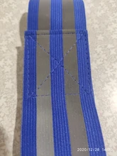 Bandas reflectantes elásticas para brazo, pierna y correa de tobillo, reflectante de seguridad, cintas de correa para correr por la noche, caminar y ciclismo, 2 uds.