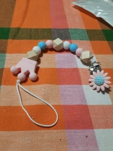 Clips de silicona para chupete de bebé, corona de silicona, soporte para cadena de chupete, regalo para Baby Shower