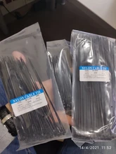 Juego de cables de nailon de autosujeción, conjunto de tirantes de plástico, 3x300, 3x100, 4x150, MRO, suministro Industrial, sujetadores y Cable de Hardware, 200 Uds.