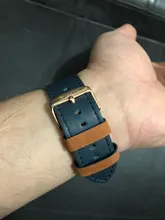 CURREN-Reloj deportivo para hombre, pulsera de cuero, deportivos, de piel militar, esfera de segundos/minutos, masculino