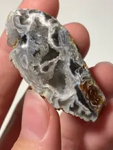 1Pc Natural ágata Geode de colección de minerales curativos piedras de cristal cuentas mitades para Diy colgante de joyería de las mujeres haciendo