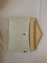 Bolsa de documentos sencilla de gran capacidad A4/A5, imitación de lino, de lona, de fieltro, maletín, carpetas de archivos, organizador portátil, 1 ud.