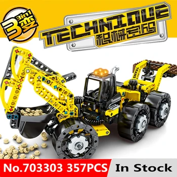 Technic Series 357pcs City Engineering Vehicles 3 In 1 Forklift Building Blocks technical Truck Crane Bricks Toys
Technic Series 357pcs City Engineering Vehicles 3 In 1 Forklift Building Blocks technical Truck Crane Bricks Toys