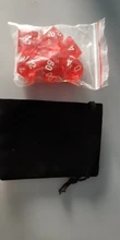 Dice Polyhedron DND IMDG Rpg-Game Transparent-Color Digital Creative 7pcs/Set with Bag
