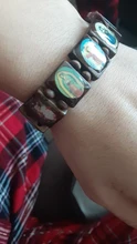 Pulseras iconos religiosos de madera de los santos y Jesús, Unisex, de madera, Paryer, Charm Jewelry para hombre, 2020