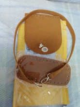 4 unids/set bolso hecho a mano conjunto de bolso de tela cubierta de correa de hombro bolso de cuero parte inferior para bolso de bricolaje bolso de hombro