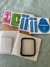 Protector de pantalla para apple watch, 44MM, 40MM, Serie 6, 5, 4, 3, se, 42MM, 38MM, 9D, película suave HD, accesorios para iwatch