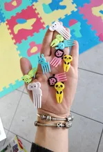 10 unids/set Tenedor de fruta niños tenedor bonito cubiertos de comida de bebé alimentación vajilla niño vajilla portátil utensilio infantil vajilla